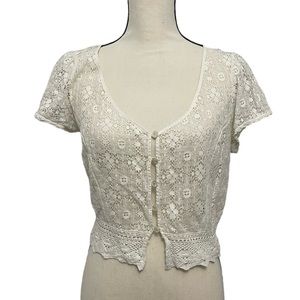 Free People Lace Crop Top